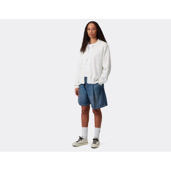 Carhartt WIP W Alta Short Blue Dark Used Wash