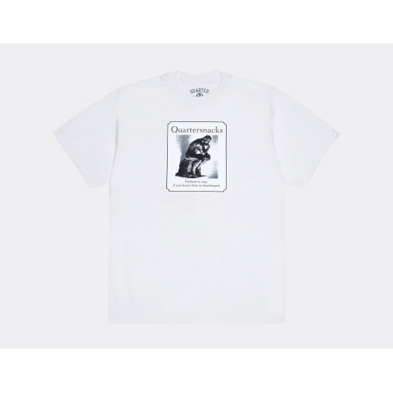 Quartersnacks Thinker T-Shirt White