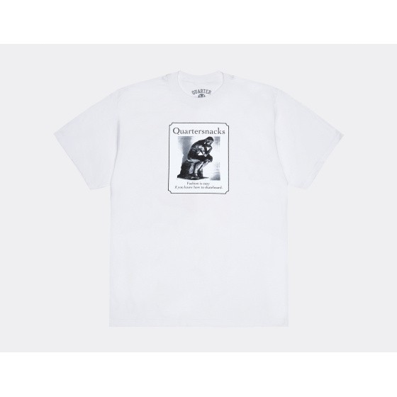 Quartersnacks Thinker T-Shirt White
