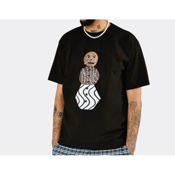 Quartersnacks Big Snackman T-Shirt Black