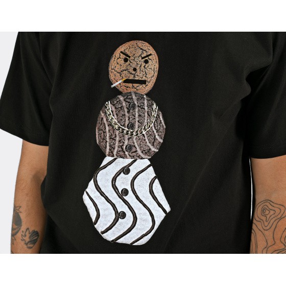 Quartersnacks Big Snackman T-Shirt Black
