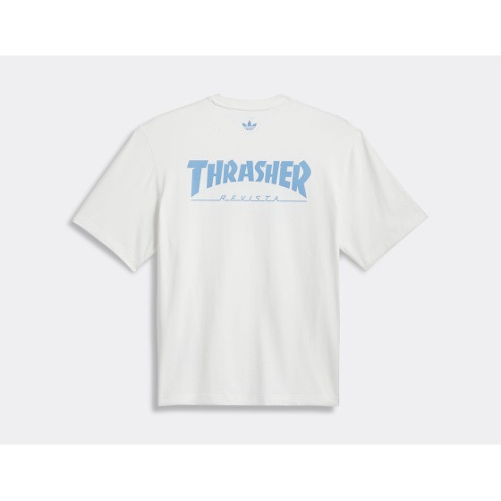 adidas Skateboarding T-shirt Thrasher AFA White
