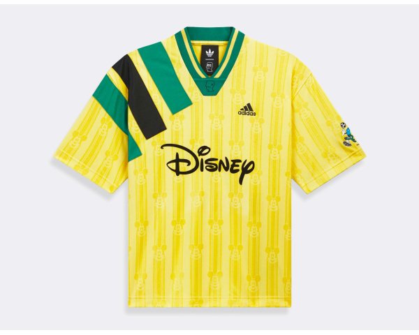 adidas Brain Dead Disney Football Jersey Bold Gold