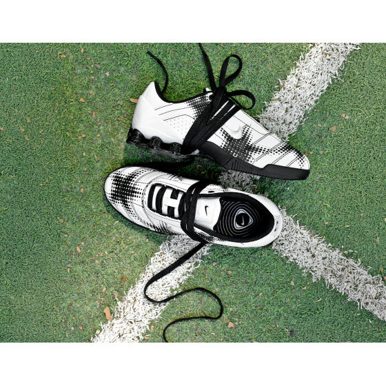Nike W T90 Shox Magia World Cup White Silver