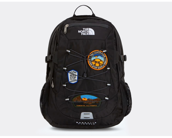 The North Face Borealis Classic Patch Backpack Black