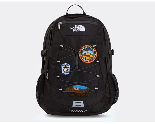 The North Face Borealis Classic Patch Backpack Black