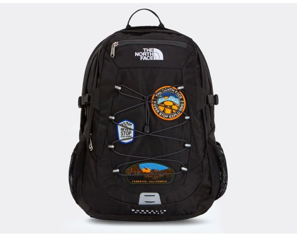 The North Face Borealis Classic Patch Backpack Black