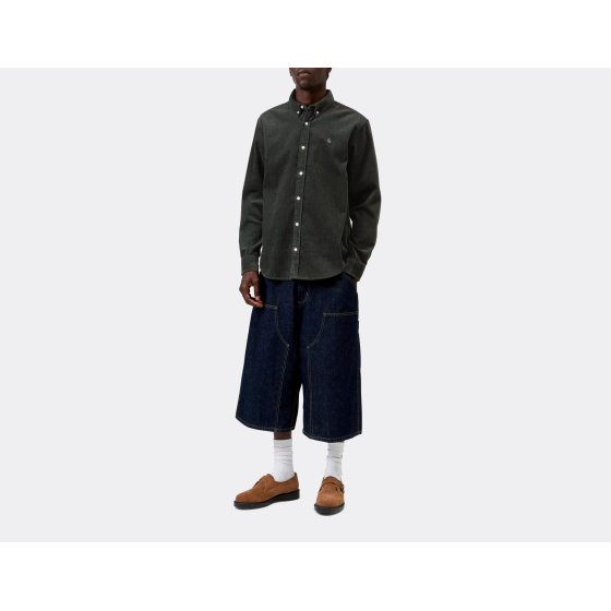 Carhartt WIP Madison Cord Shirt Raven