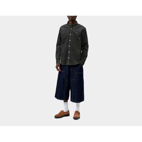 Carhartt WIP Madison Cord Shirt Raven