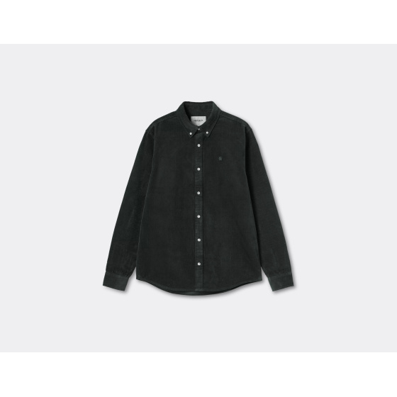 Carhartt WIP Madison Cord Shirt Raven