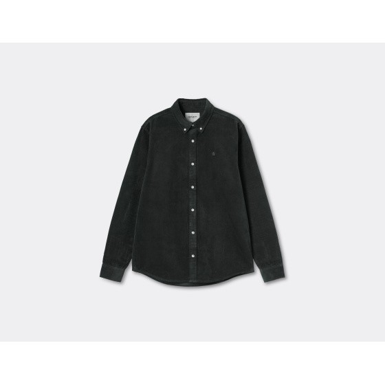 Carhartt WIP Madison Cord Shirt Raven