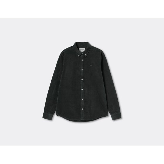 Carhartt WIP Madison Cord Shirt Raven