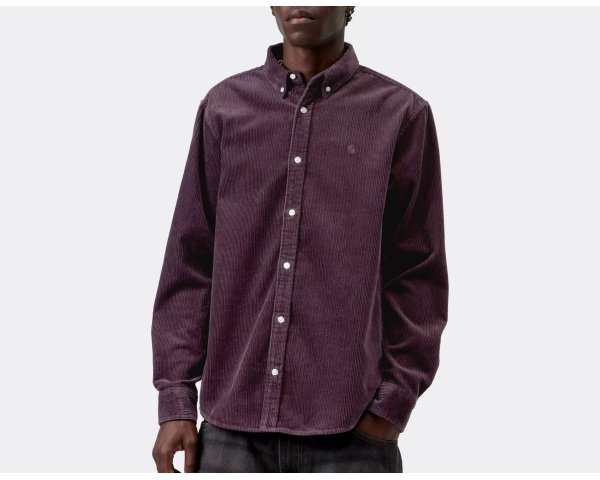 Carhartt WIP Madison Cord Shirt Cozy Purple