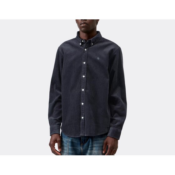 Carhartt WIP Madison Cord Shirt Dark Navy