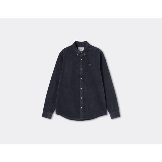 Carhartt WIP Madison Cord Shirt Dark Navy