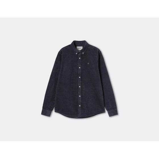 Carhartt WIP Madison Cord Shirt Dark Navy