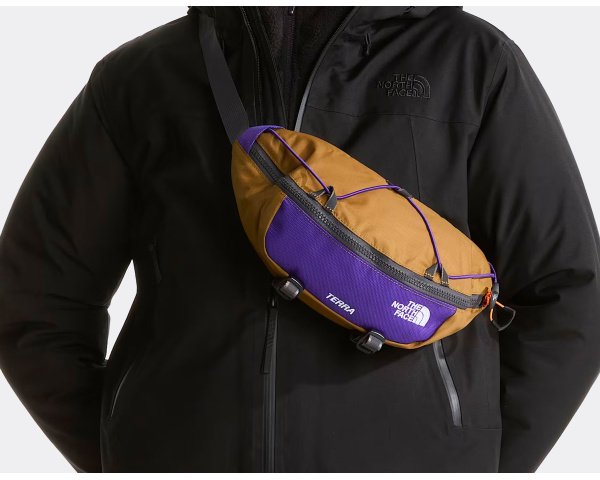 The North Face Terra 3-Litre Bum Bag Utility Brown Peak Purple
