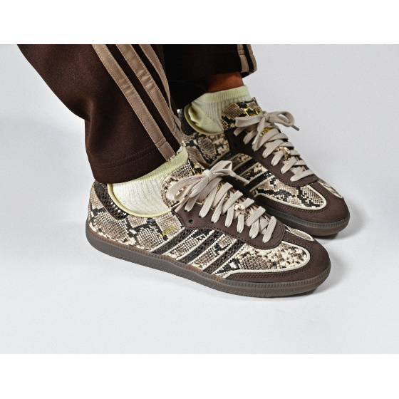 adidas Samba OG Brown Khaki Snakeskin