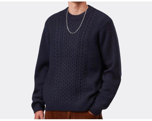 Carhartt WIP Caster Knit Sweater Dark Navy