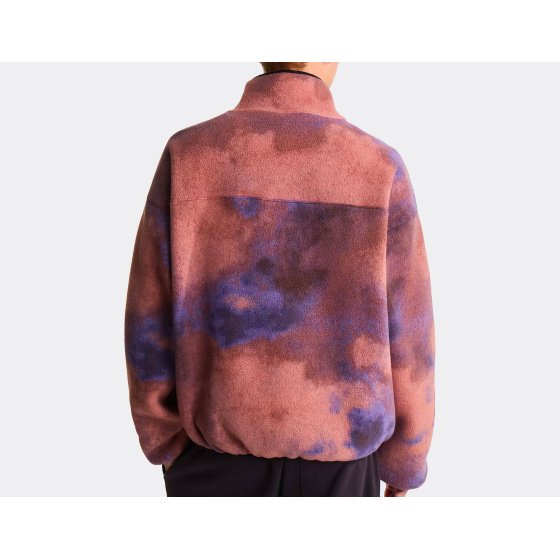 The North Face Red Box Printed 1/2 Zip Fleece Grounded Plum