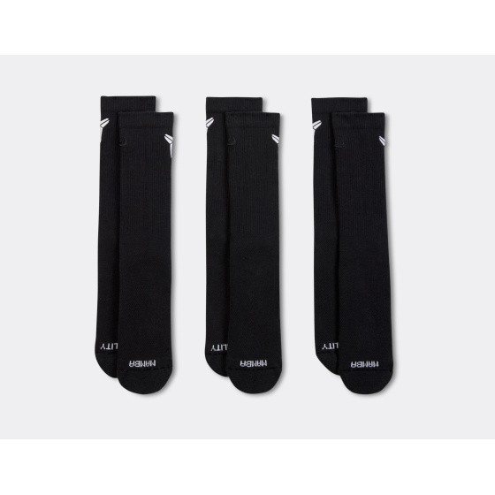 Nike Everyday Elevated Kobe Crew Socks 3p Black