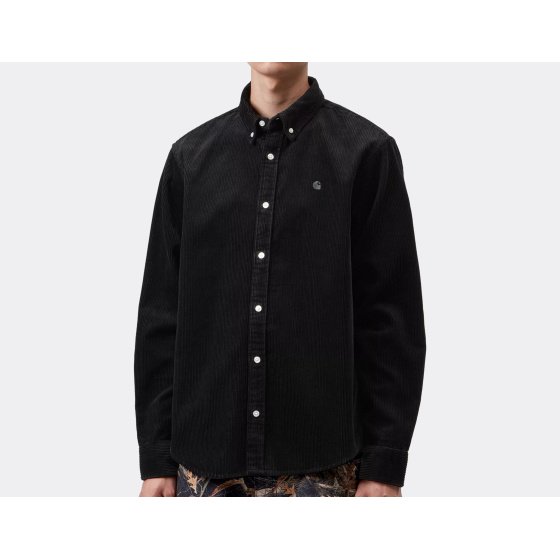Carhartt WIP Madison Cord Shirt Soot