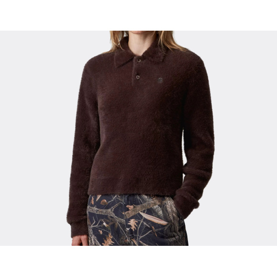 Carhartt WIP W LS Maine Polo Sweater Palisander