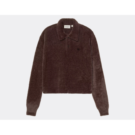 Carhartt WIP W LS Maine Polo Sweater Palisander