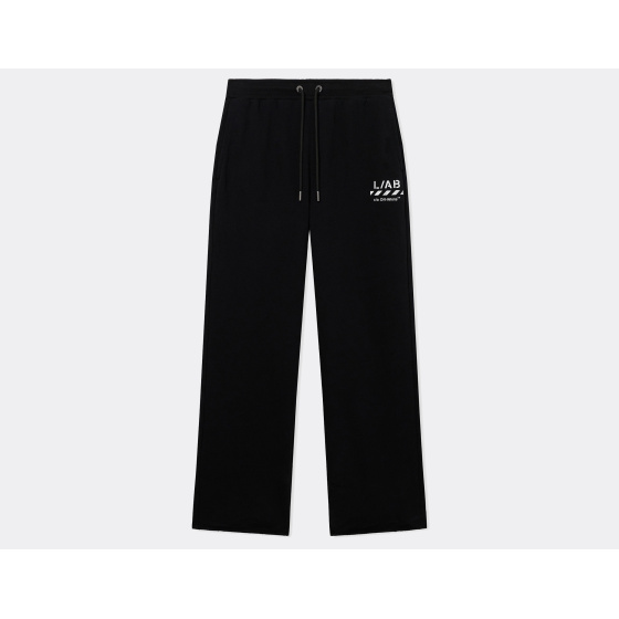 L/AB c/o Off-White Core Diagonal Fleece Sweatpants Black