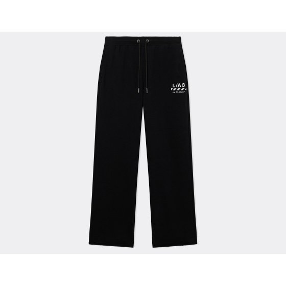 L/AB c/o Off-White Core Diagonal Fleece Sweatpants Black