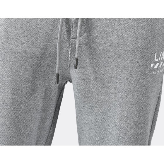 L/AB c/o Off-White Core Diagonal Fleece Sweatpants Heather Grey