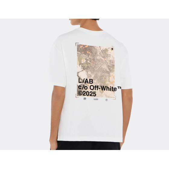 L/AB c/o Off-White Camo T-Shirt White