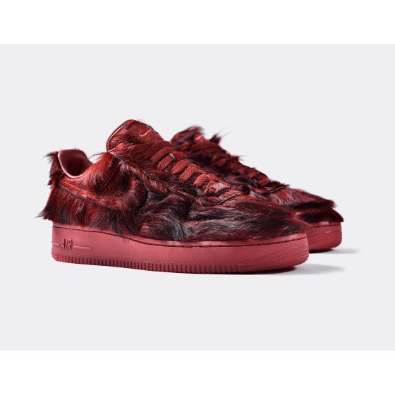 Nike Air Force 1 QS Pony Hair Team Red