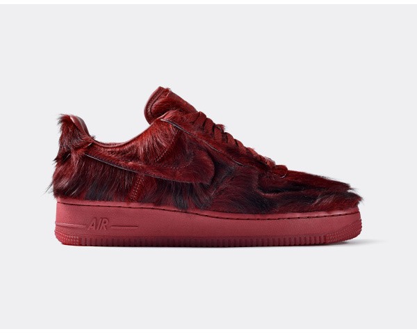 Nike Air Force 1 QS Pony Hair Team Red