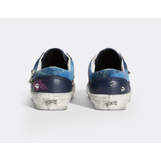 Vans LX Old Skool 36 Harris Tweed Navy