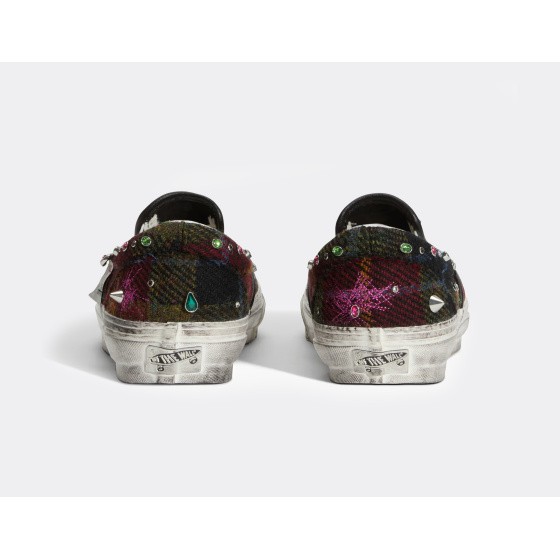 Vans LX Classic Slip-On 98 Harris Tweed Red