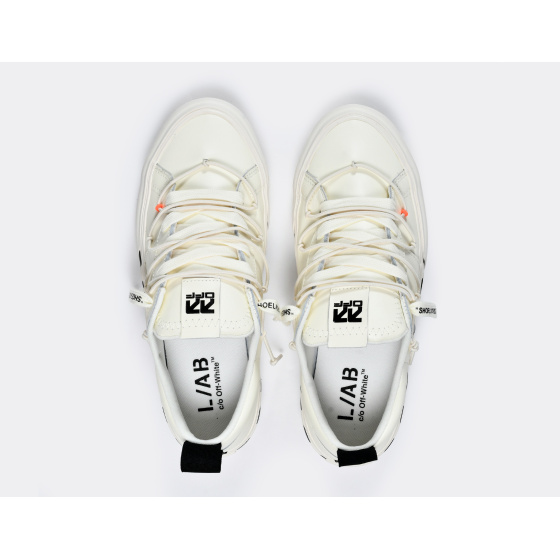 L/AB c/o Off-White L/AB Tape Leather White