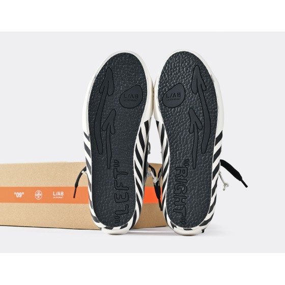L/AB c/o Off-White L/AB Tape Leather Black