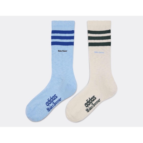 adidas Wales Bonner Socks Chalk White Clear Sky
