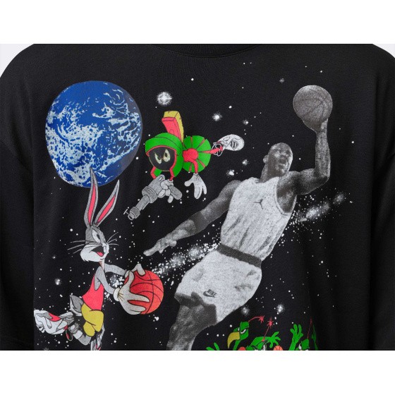 Jordan Flight Space Jam Vault 1996 T-Shirt Black