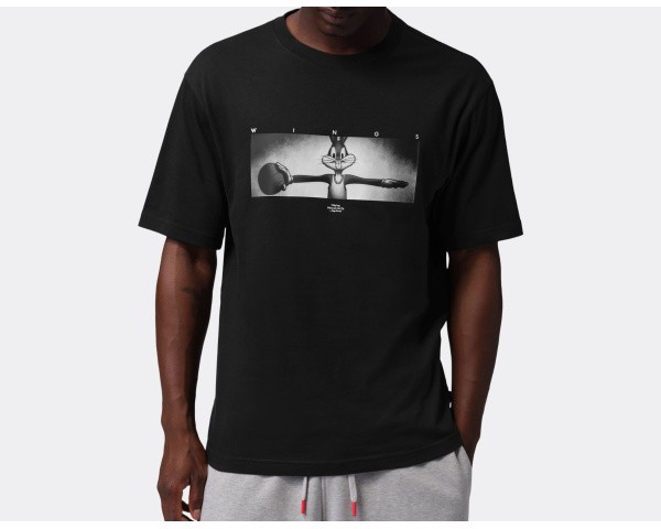 Jordan Brooklyn Space Jam Wings T-Shirt Black