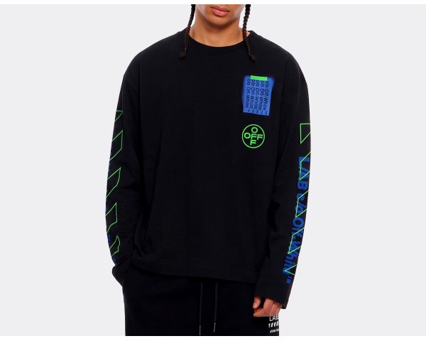 L/AB c/o Off-White Active LS T-Shirt Black