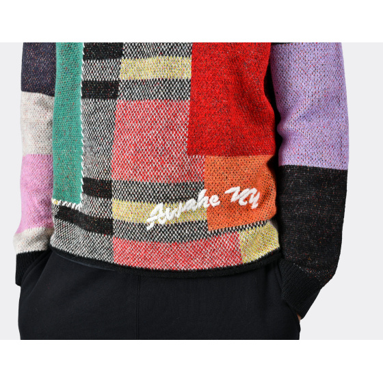 Awake NY Patchwork Sweater Multicolor
