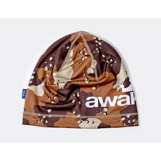 Awake NY Camo Crown Logo Skully Brown