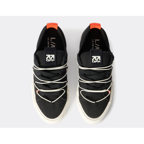 L/AB c/o Off-White L/AB Tape Vulcanized Black White