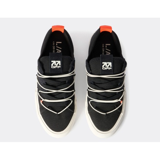 L/AB c/o Off-White L/AB Tape Vulcanized Black White