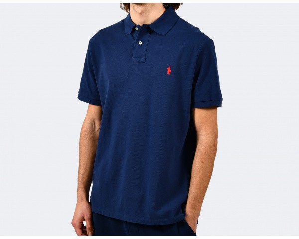 Polo Ralph Lauren Short Sleeve Polo Shirt Newport Navy