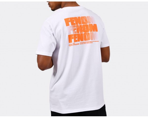 Fenom Tri-Logo T-Shirt - White