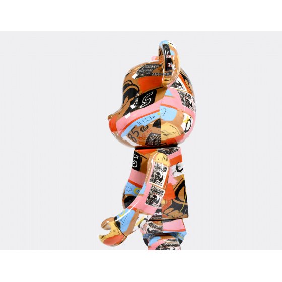 Medicom Toy Bearbrick 1000% - Warhol x Basquiat V2