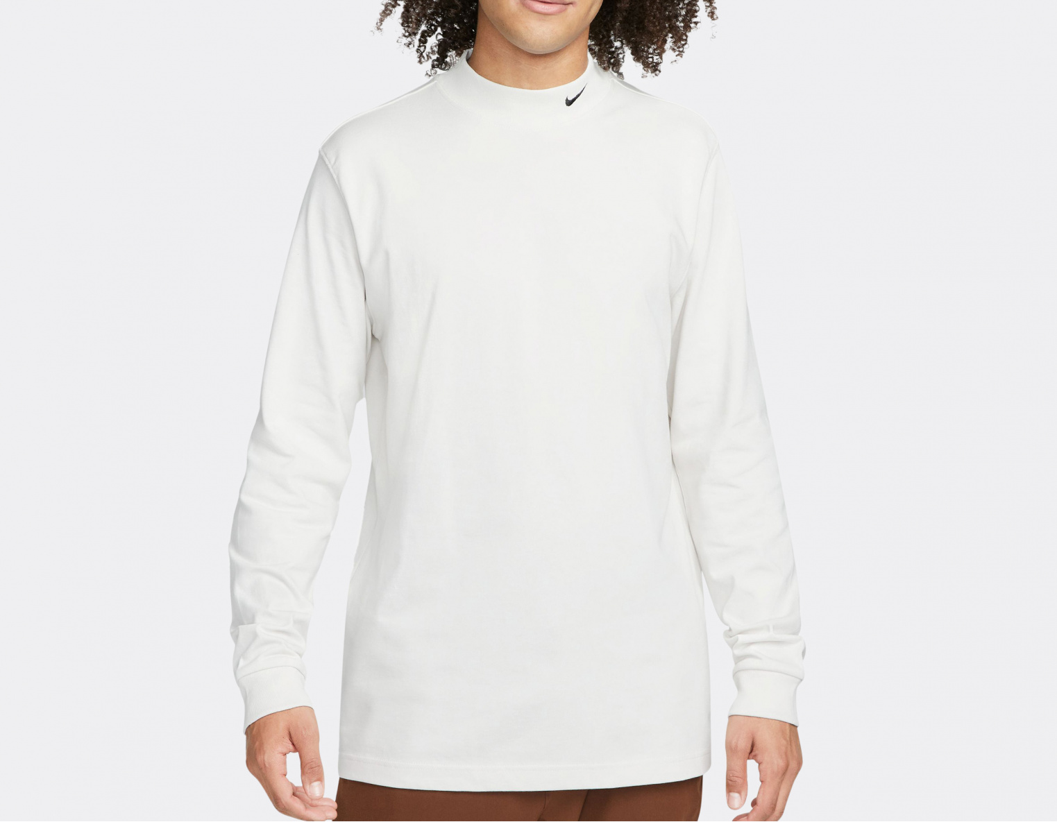 Nike Mock Neck LS Shirt Phantom DX5868-030